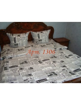 Двуспальный комплект постельного белья из бязи, Арт. 1306