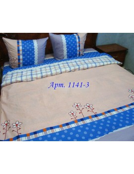 Двуспальный комплект постельного белья из бязи, Арт. 1141-3