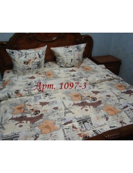 Двуспальный комплект постельного белья из бязи, Арт. 1097-3