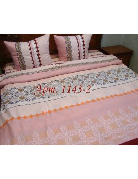Комплект постельного БЯЗЬ оптом и в розницу, Восточный принт Розовый 1143-2