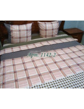 Семейный комплект постельного белья из бязи, Арт. 1142-2