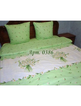 Семейный комплект постельного белья из бязи, Арт. 0386