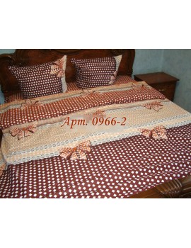 Семейный комплект постельного белья из бязи, Арт. 0966-2