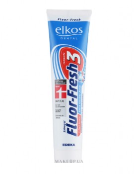 Зубная паста "Свежее дыхание" Elkos Dental Fluor-Fresh 125 мл