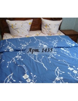 Двуспальный комплект постельного белья из ранфорса, рисунок 3Д, 100% хлопок, Арт.1435