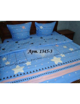 Двуспальный комплект постельного белья из бязи, Арт.  1345-3
