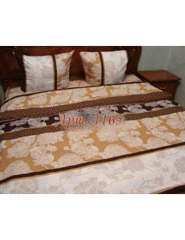 Двуспальный комплект постельного белья из ранфорса, рисунок 3Д, 100% хлопок, Арт.1165