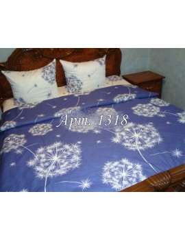 Двуспальный комплект постельного белья из ранфорса, рисунок 3Д, 100% хлопок, Арт.1318
