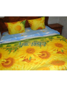 Двуспальный комплект постельного белья из ранфорса, рисунок 3Д, 100% хлопок, Арт.1051-2