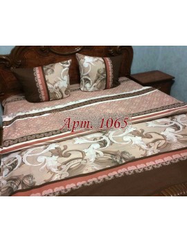 Семейный комплект постельного белья из ранфорса, рисунок 3Д, 100% хлопок, Арт.1065