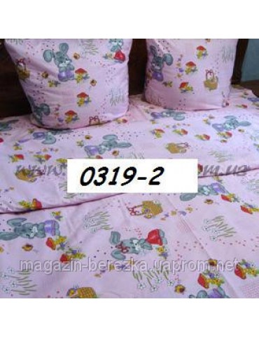 Постельное в детскую кроватку Зайка (роз) 0319-2 М