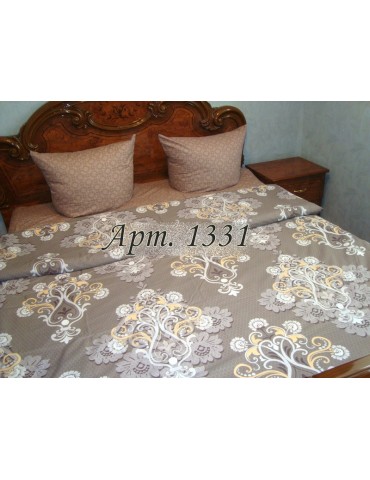 Двуспальный комплект постельного белья из ранфорса, рисунок 3Д, 100% хлопок, Арт. 1331