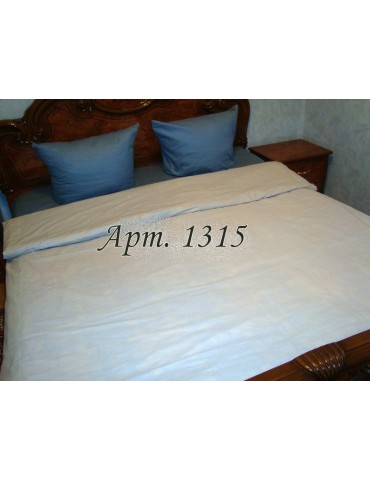 Двуспальный комплект постельного белья из ранфорса, рисунок 3Д, 100% хлопок, Однотонное Арт. 1315