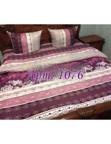 Семейный комплект постельного белья из ранфорса, рисунок 3Д, 100% хлопок, Арт. 1076