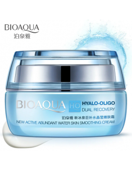 Крем для обличчя з олігомером гіалуронової кислоти Bioaqua Hyalo-Oligo Dual Recovery Smoothing Cream, 50г