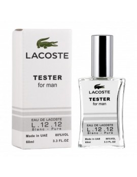 Тестер Lacoste Eau De L.12.12 Blanc-Pure чоловічій, 60 мл