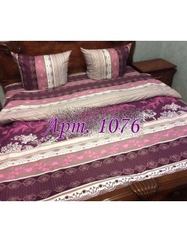 Двуспальный комплект постельного белья из ранфорса, рисунок 3Д, 100% хлопок, Арт.1076