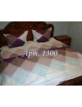Двуспальный комплект постельного белья из ранфорса, рисунок 3Д, 100% хлопок, Арт. 1300