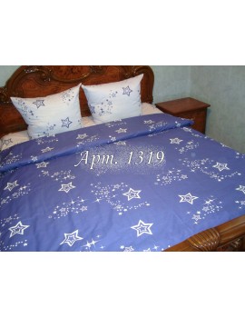 Двуспальный комплект постельного белья из ранфорса, рисунок 3Д, 100% хлопок, Арт.1319