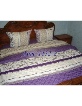 Семейный комплект постельного белья из ранфорса, рисунок 3Д, 100% хлопок, Арт.1132-2