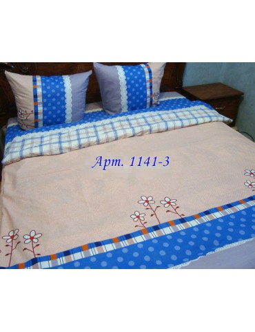 Двуспальный комплект постельного белья из бязи, Арт. 1141-3