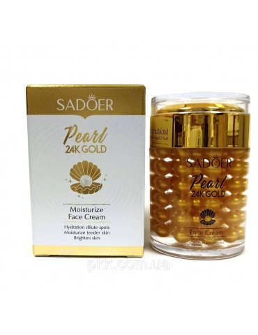 Крем для обличчя Sadoer 24k Gold Pure Pearl з гідролізованими перлами 60 g