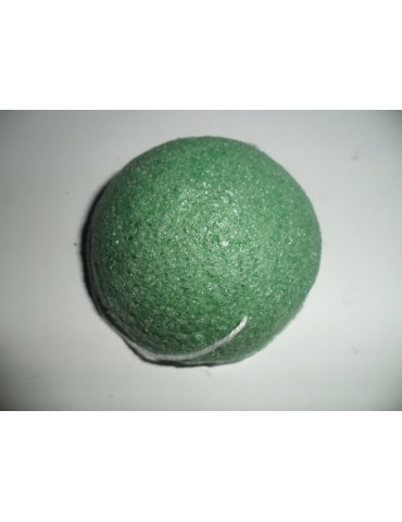 Косметический спонж конняку с экстрактом зеленого чая,  зеленый спонж конджаковый