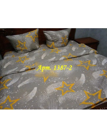 Двуспальный комплект постельного белья из бязи, Арт.  1387-2