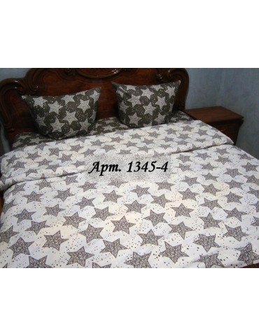 Двуспальный комплект постельного белья из бязи, Арт.  1345-4