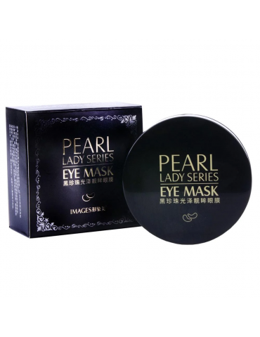 Гідрогелеві патчі під очі з чорним перлами і ламінарією Images Pearl Lady Series Eye Mask, 80г / 60шт