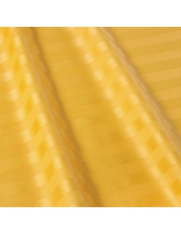 Постельное белье из страйп-сатина, Евро размер, цвет Желтый