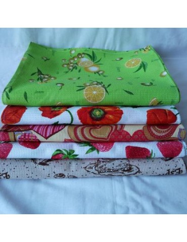 Вафельные полотенца для кухни Тернополь, размер 35*55см (в уп. 25 шт) 401