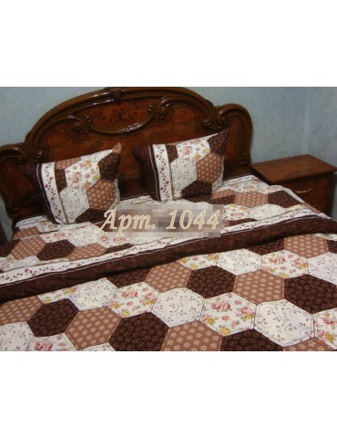 Двуспальный комплект постельного белья из ранфорса, рисунок 3Д, 100% хлопок, Арт.1044
