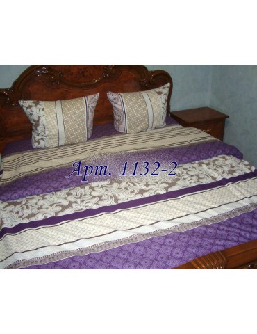 Семейный комплект постельного белья из ранфорса, рисунок 3Д, 100% хлопок, Арт.1132-2